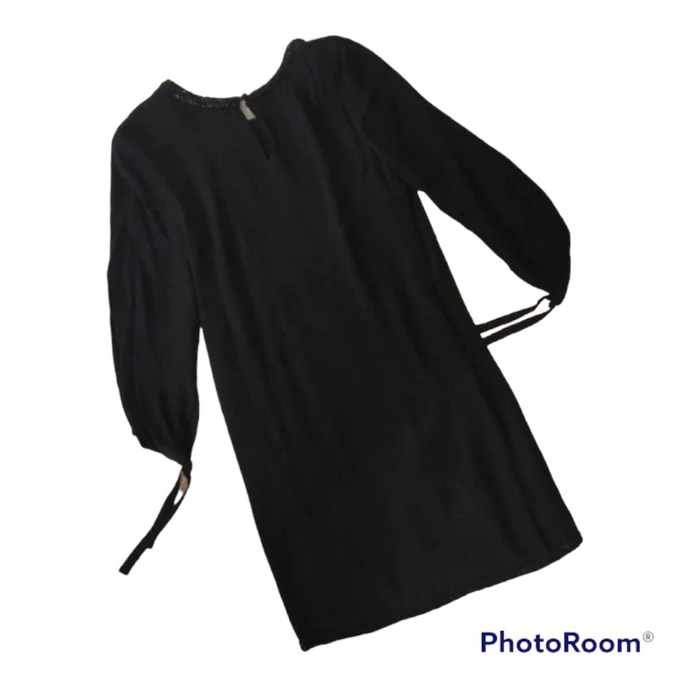 Anthropologie  New Holiday Yoana Baraschi Black Tunic Dress Originally $482 - Picture 2 of 6